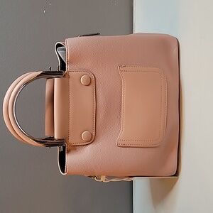 Small Pink Purse with Silver Hardware. NWT